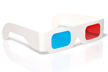 Image showing stereo glasses on white