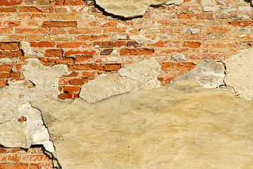 Image showing Old bricks wall texture