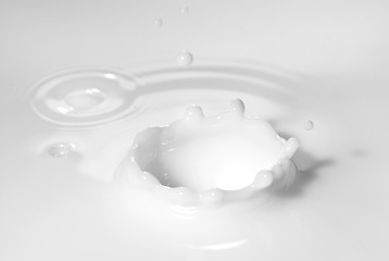 Image showing Milk splash