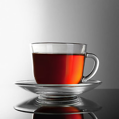 Image showing cup of hot tea