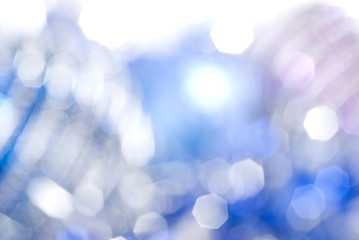 Image showing blue christmas light background