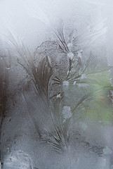 Image showing ice on a window