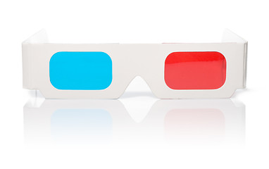 Image showing stereo glasses on white