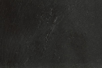 Image showing closeup texture of black slate