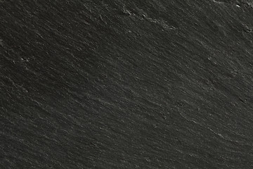 Image showing closeup texture of black slate