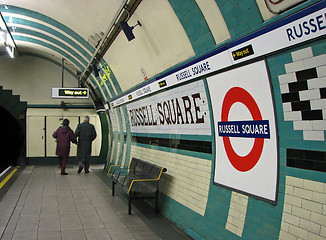 Image showing Russell Square Tube Station