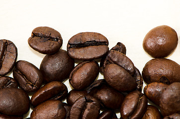 Image showing Coffee beans background