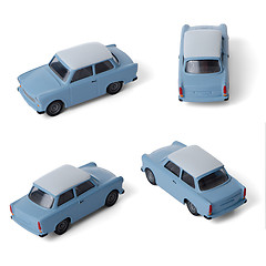 Image showing Model of Trabant car 