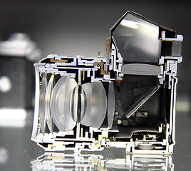 Image showing detail of old slr camera