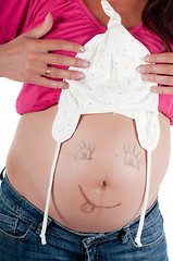 Image showing Beautiful pregnant woman