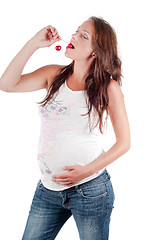 Image showing Beautiful pregnant woman