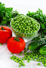 Image showing Appetizing fresh vegetables