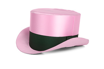 Image showing Pink top hat