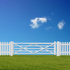 Image showing White Gate