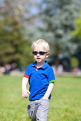 Image showing walking toddler