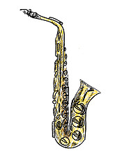 Image showing saxophone