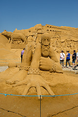 Image showing Sand sculptor