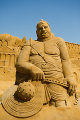 Image showing Sand sculptor