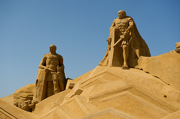 Image showing Sand sculptor