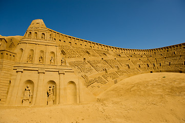 Image showing Sand sculptor