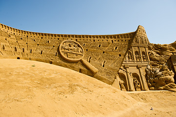 Image showing Sand sculptor