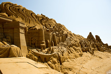 Image showing Sand sculptor