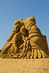 Image showing Sand sculptor
