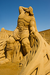 Image showing Sand sculptor