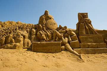 Image showing Sand sculptor