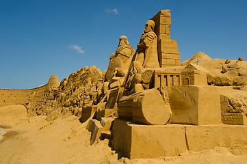 Image showing Sand sculptor