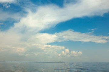 Image showing Cloudscape over the sea