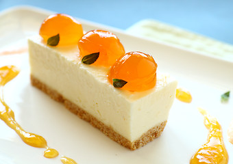 Image showing Mandarin Cheese Cake