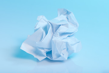 Image showing Crumpled paper