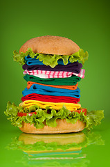 Image showing Fashion fast food