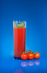 Image showing Tomato juice