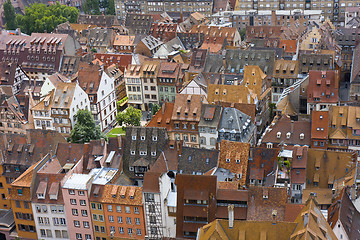 Image showing tiled building roofs