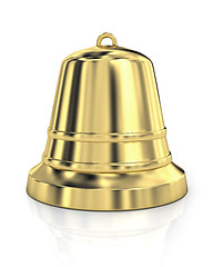 Image showing Shiny golden bell