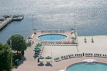 Image showing Pools and Lake