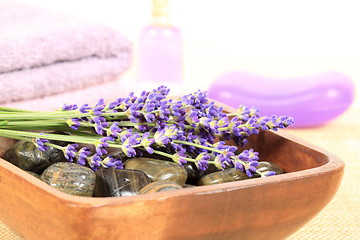 Image showing Lavender spa