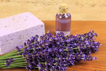 Image showing Lavender soap