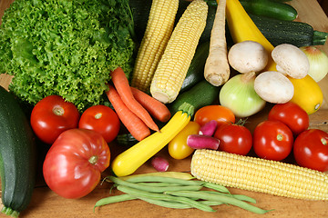 Image showing Organic vegetables