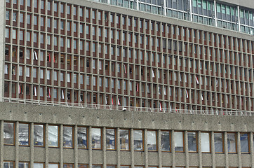 Image showing Bombed office building