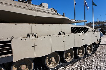 Image showing Israeli Merkava Mark IV tank in museum