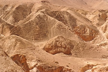 Image showing Orange hills in the desert texture