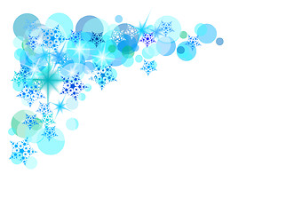 Image showing christmas snow background