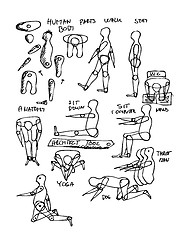 Image showing hand drawn people figures 