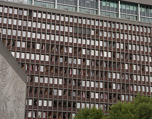 Image showing Bombed office building