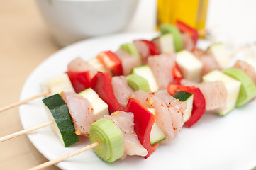 Image showing Preparation of kebab