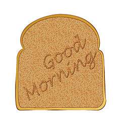 Image showing Slice of toast morning