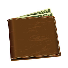 Image showing Dollar money wallet